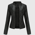 Solana | Chaqueta de cuero para mujer con estilo y cremallera