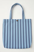 Bolso de rayas azul jeans
