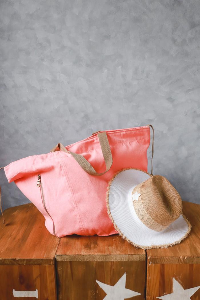 Bolso de playa oversize verde mint con opción de personalizar