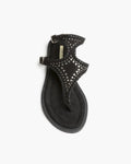 Sandalia con tachas negra