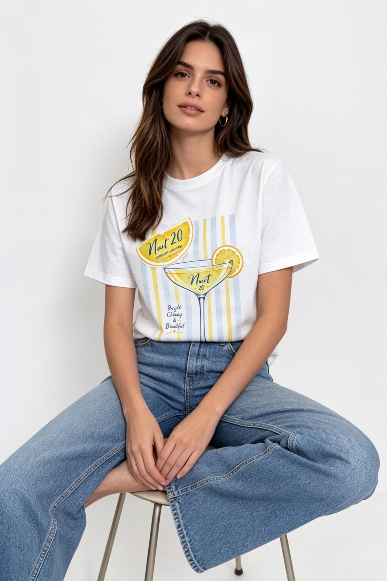 CAMISETA BLANCA GALERY COCKTAIL