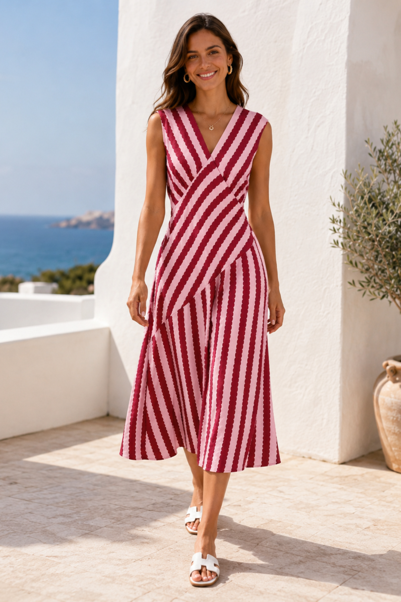 VESTIDO ARMONIAS TEEN RAYAS