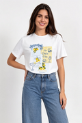 CAMISETA BLANCA GALERY LIMON