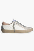 Zapatilla Deportiva Retro Mujer Blanca y Rosa - Estilo Casual