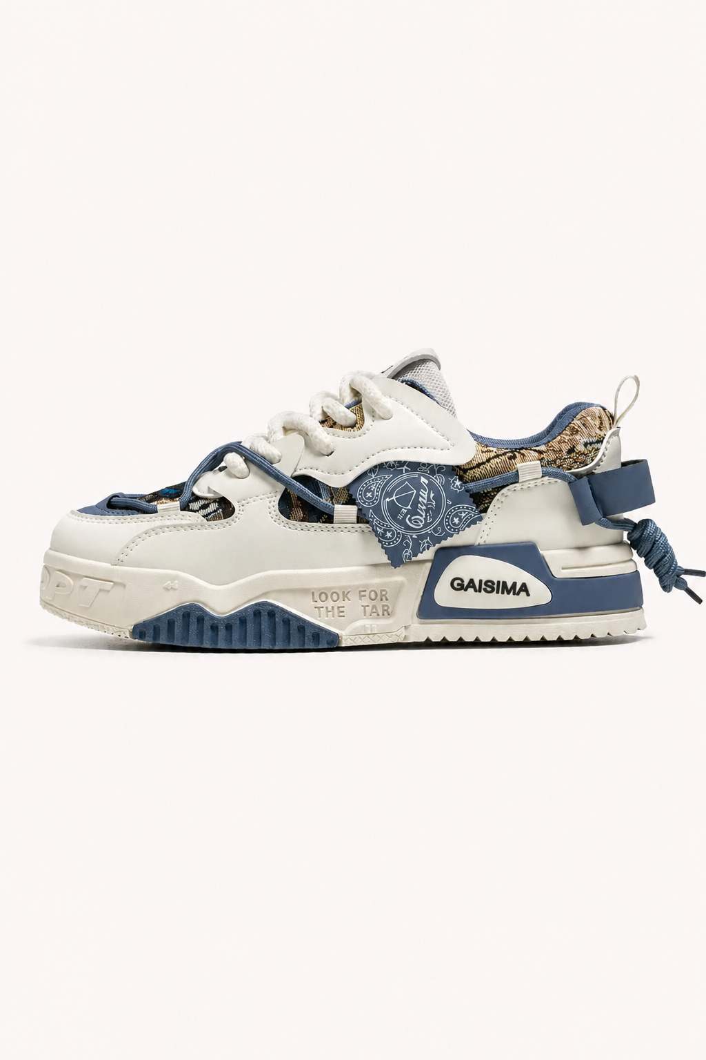 Zapatos deportivos hombre casual urbanos cordones suela gruesa - Kaelor