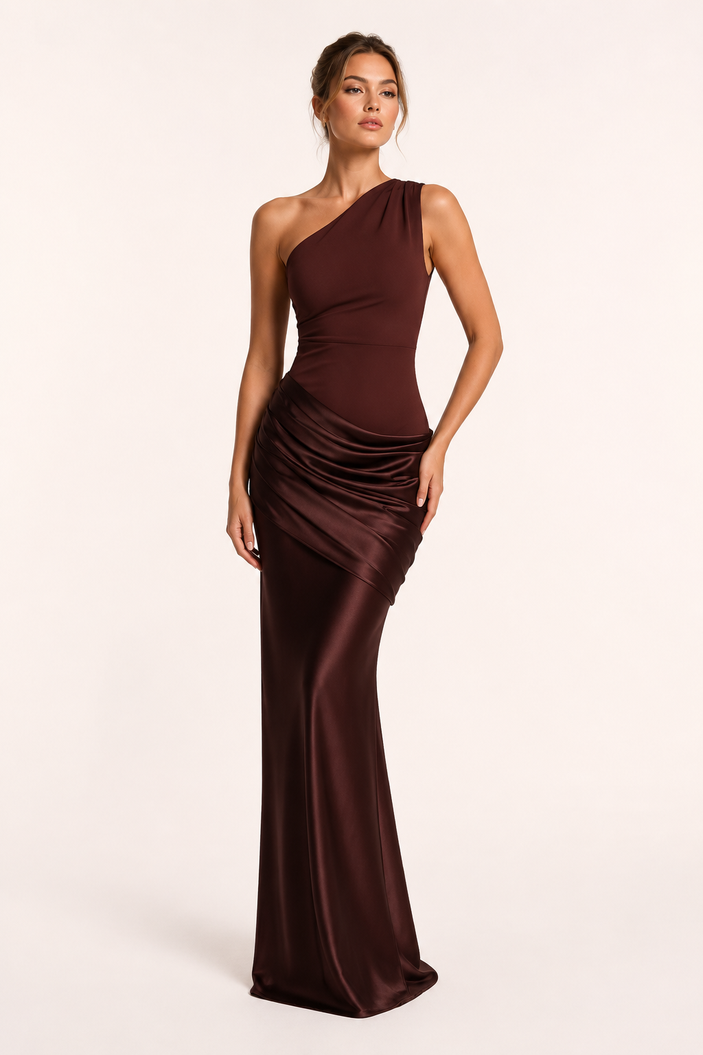 Vestido largo mujer gala elegante ajuste entallado - Selena
