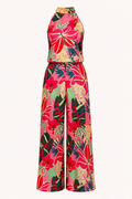 Conjunto estampado floral pantalón ancho mujer - Siria