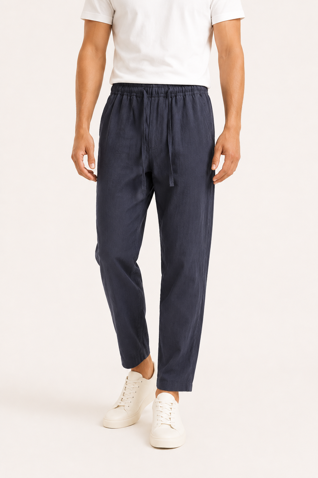 Pantalón casual lino hombre cintura elástica - Jannik