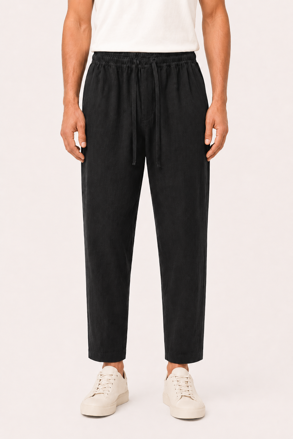 Pantalón casual lino hombre cintura elástica - Jannik