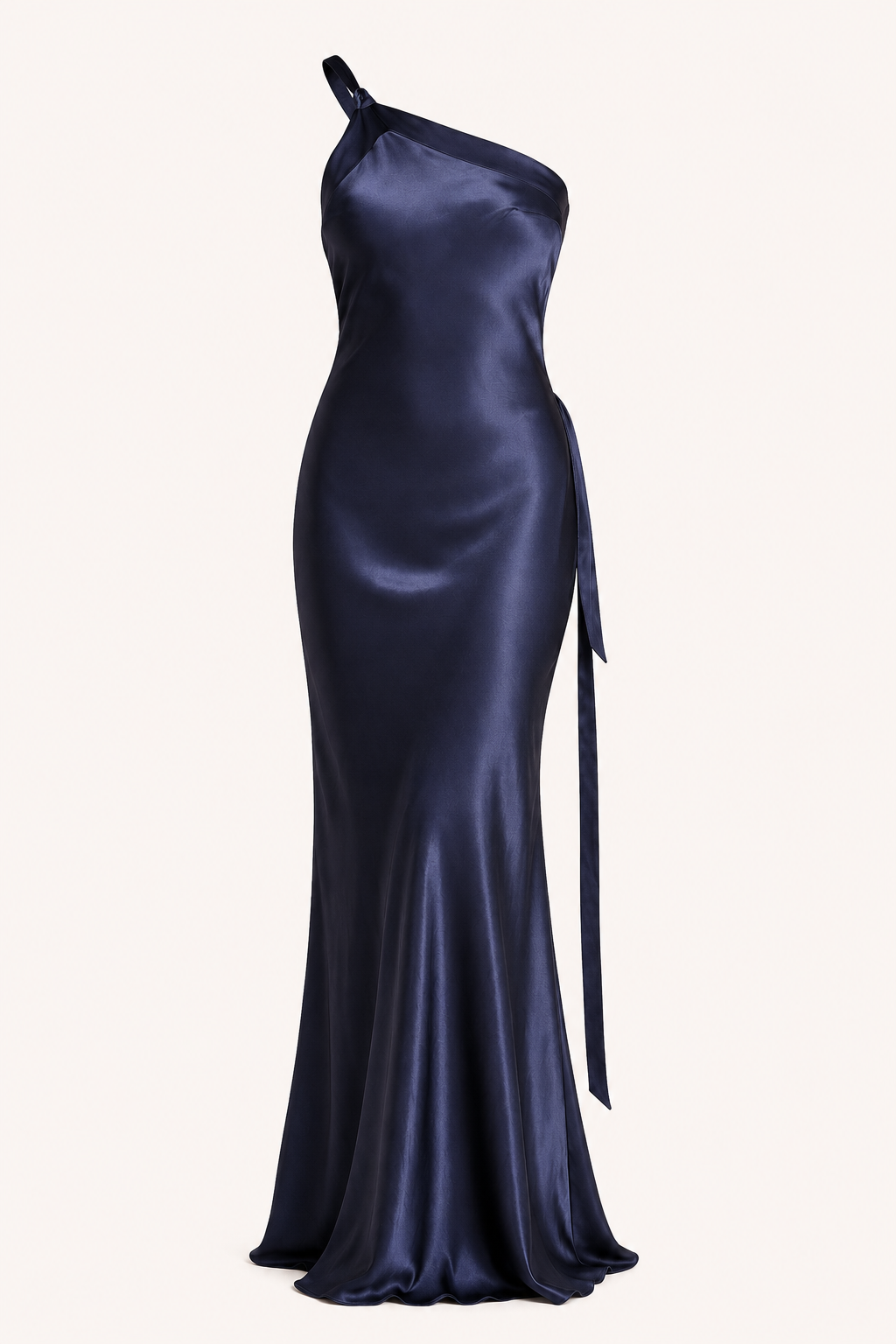 Vestido largo un hombro mujer asimétrico - Annelie
