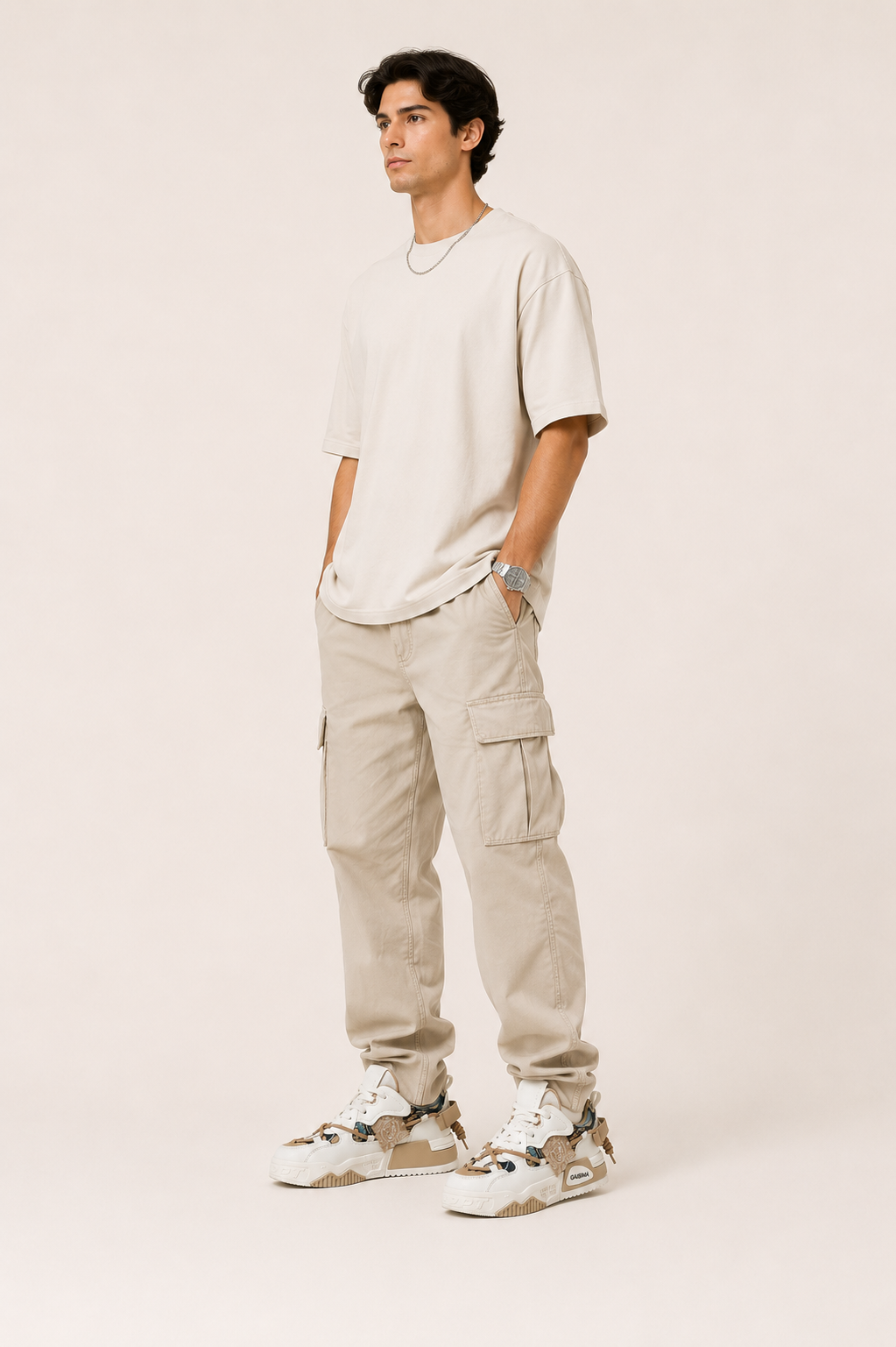Zapatos deportivos hombre casual urbanos cordones suela gruesa - Kaelor