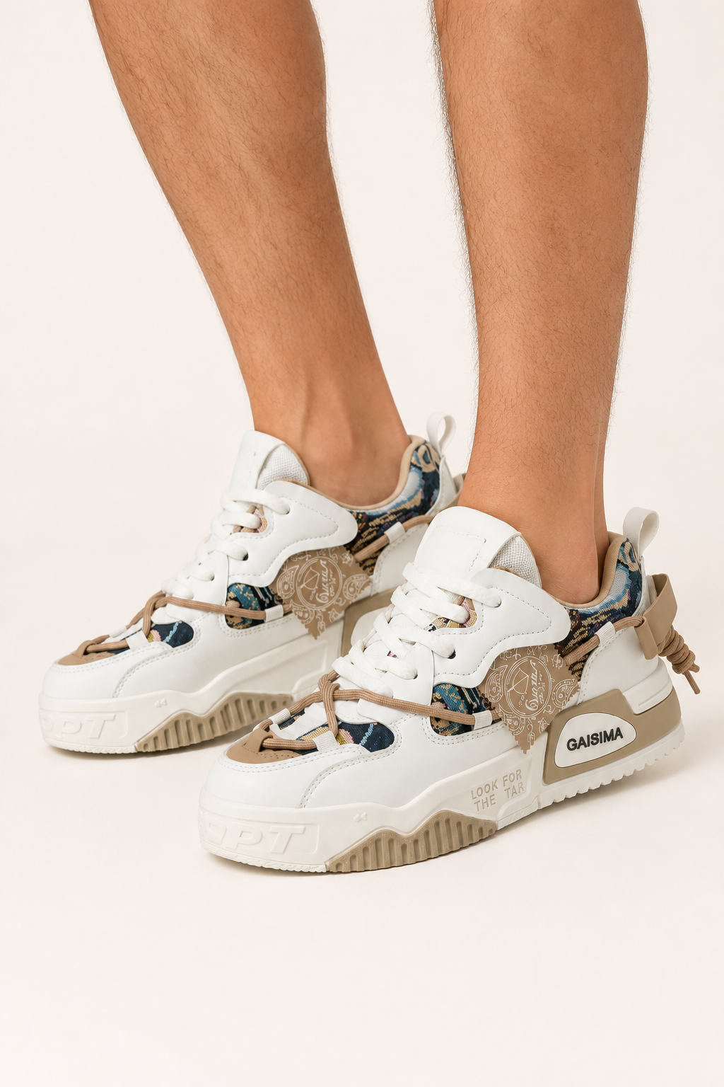 Zapatos deportivos hombre casual urbanos cordones suela gruesa - Kaelor