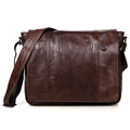 Leon Leather Messenger Bag