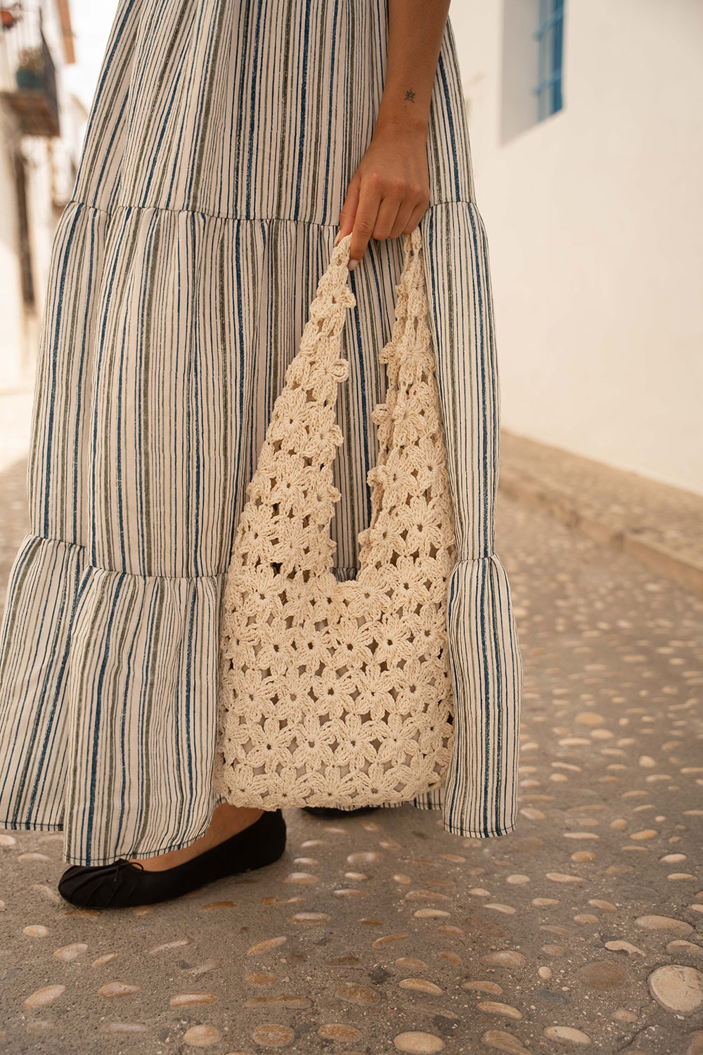 Bolso Crochet Flores