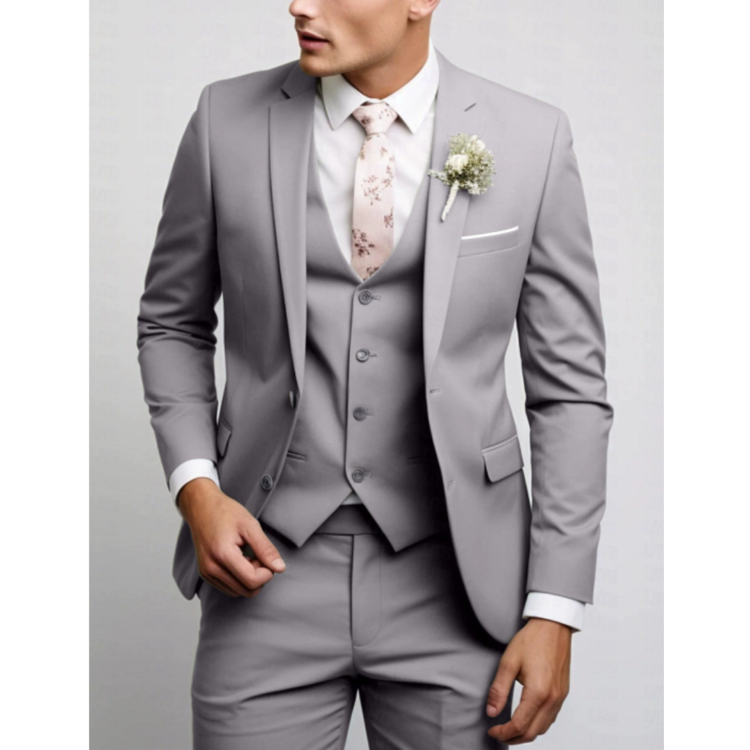 Elio | Traje para hombre de tres piezas con chaleco