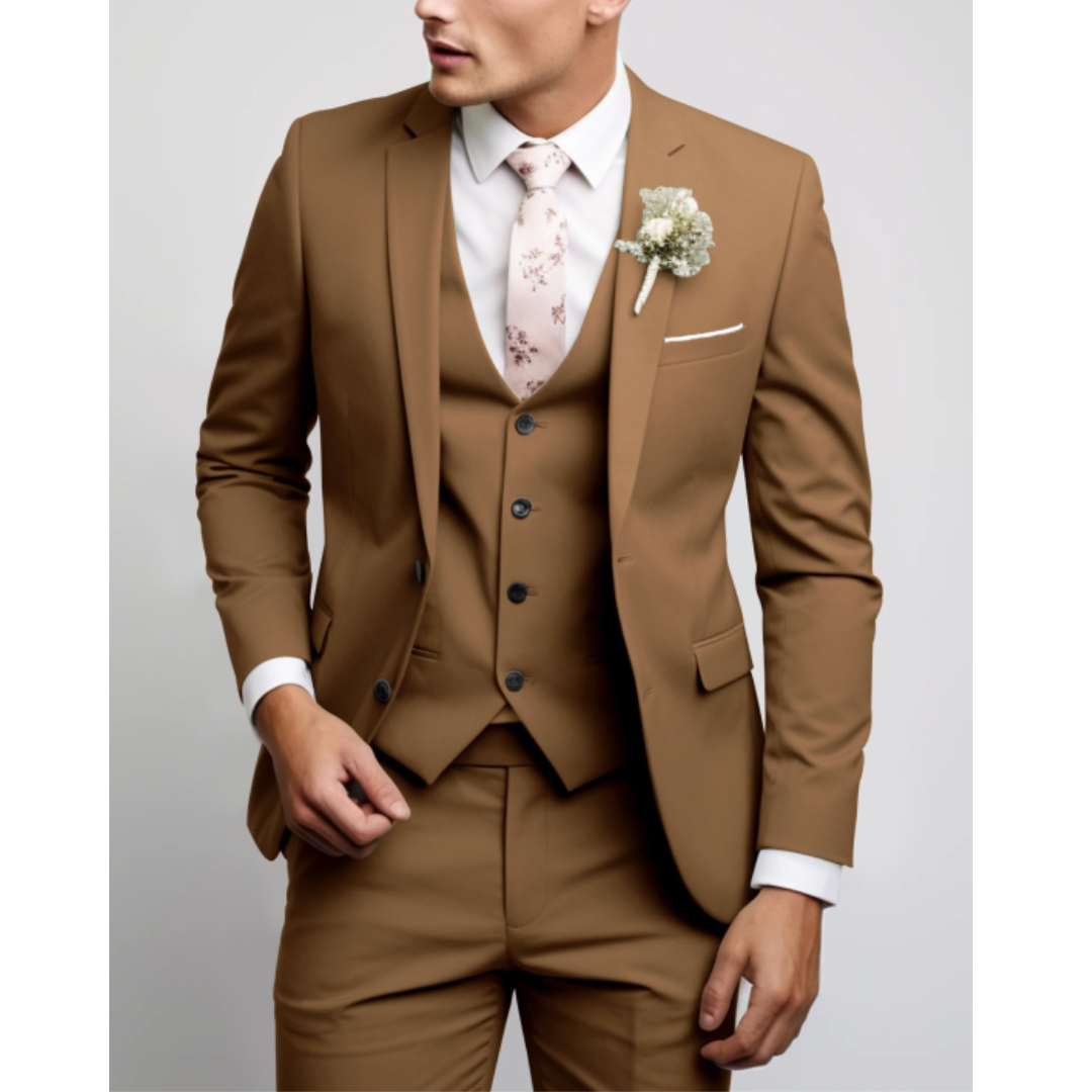 Elio | Traje para hombre de tres piezas con chaleco
