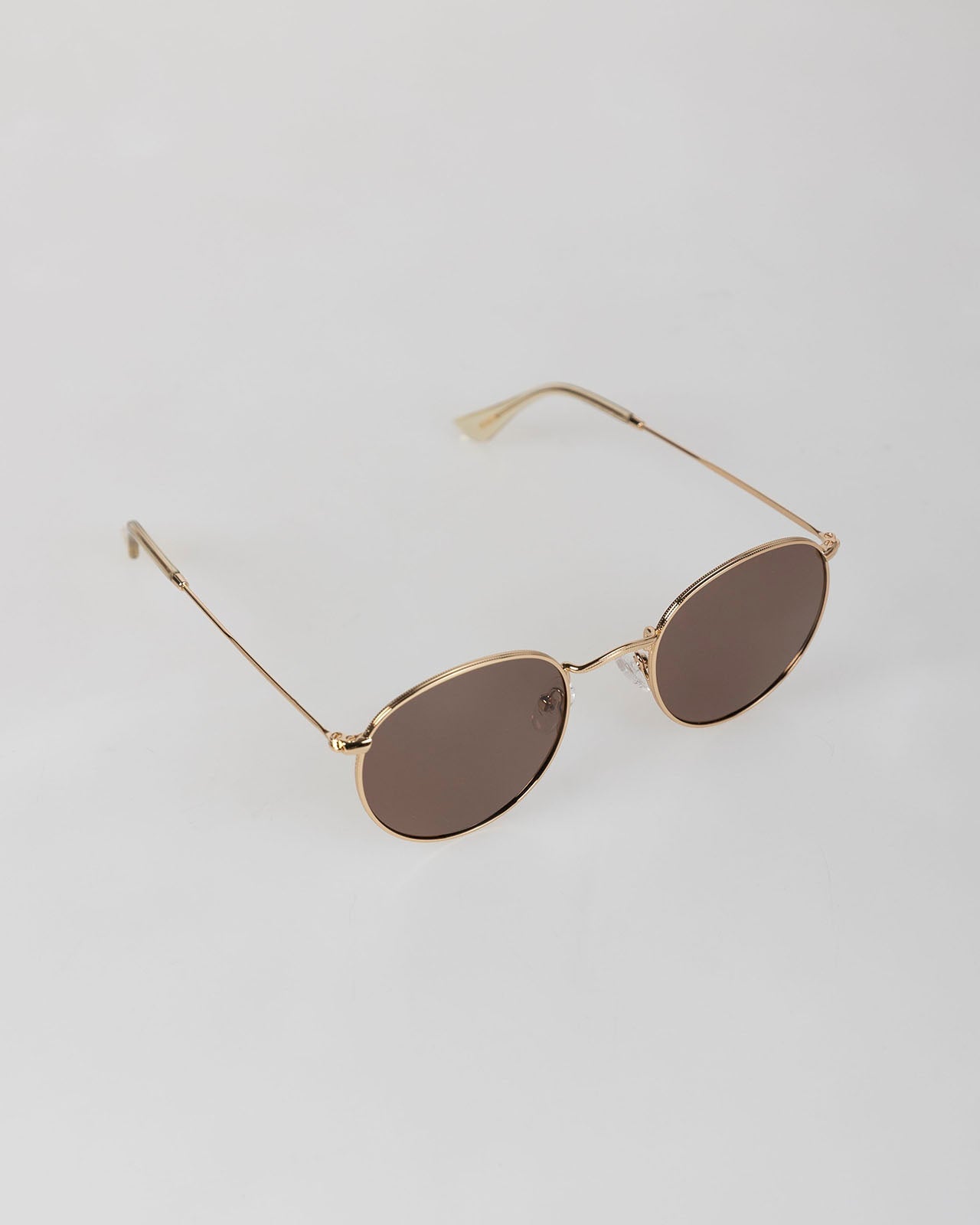 Gafas de Sol Oro con Lentes Marrones
