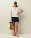 Camisa blanca con bolsillos MG
