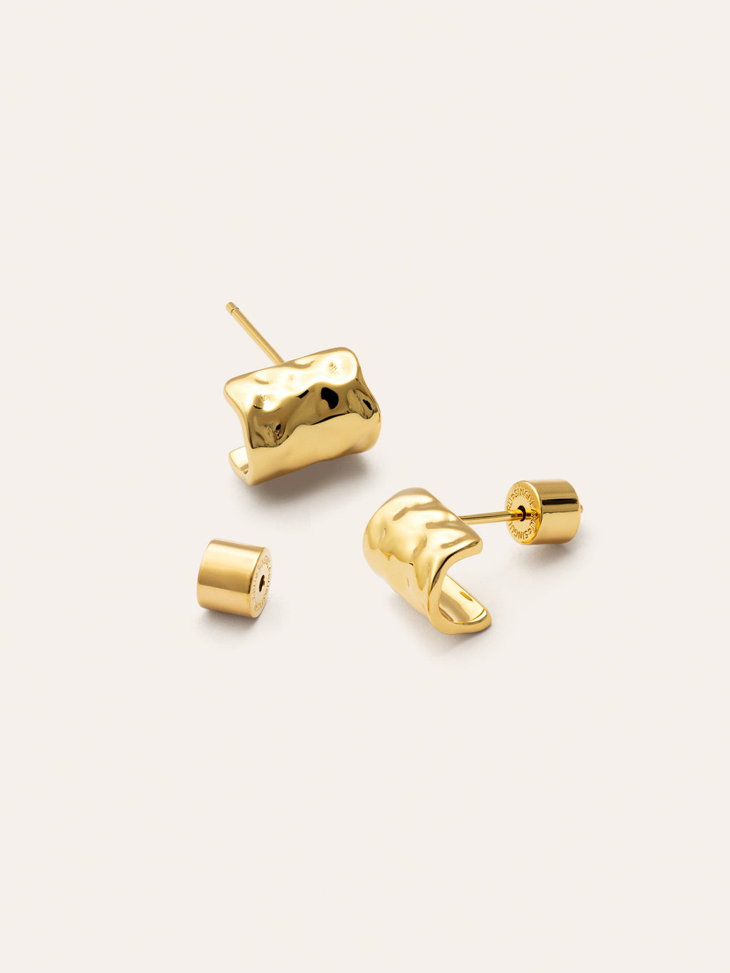 Pendientes Marea Baño Oro