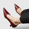 Isidora | Tacones ortopédicos con punta fina y tacón bajo