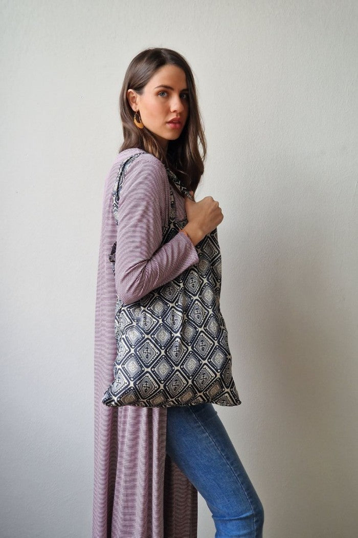 Bolsas para llevar en el bolso azul
