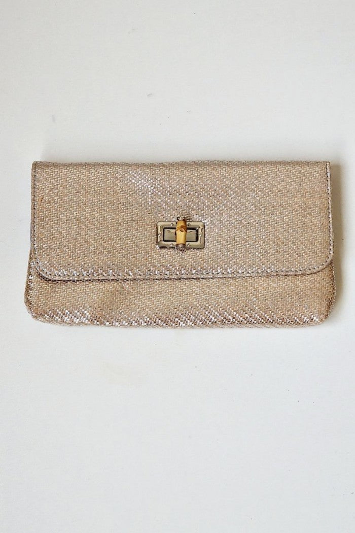 Bolso de fiesta plateado tipo sobre