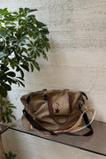 Bolso oversize loneta topo