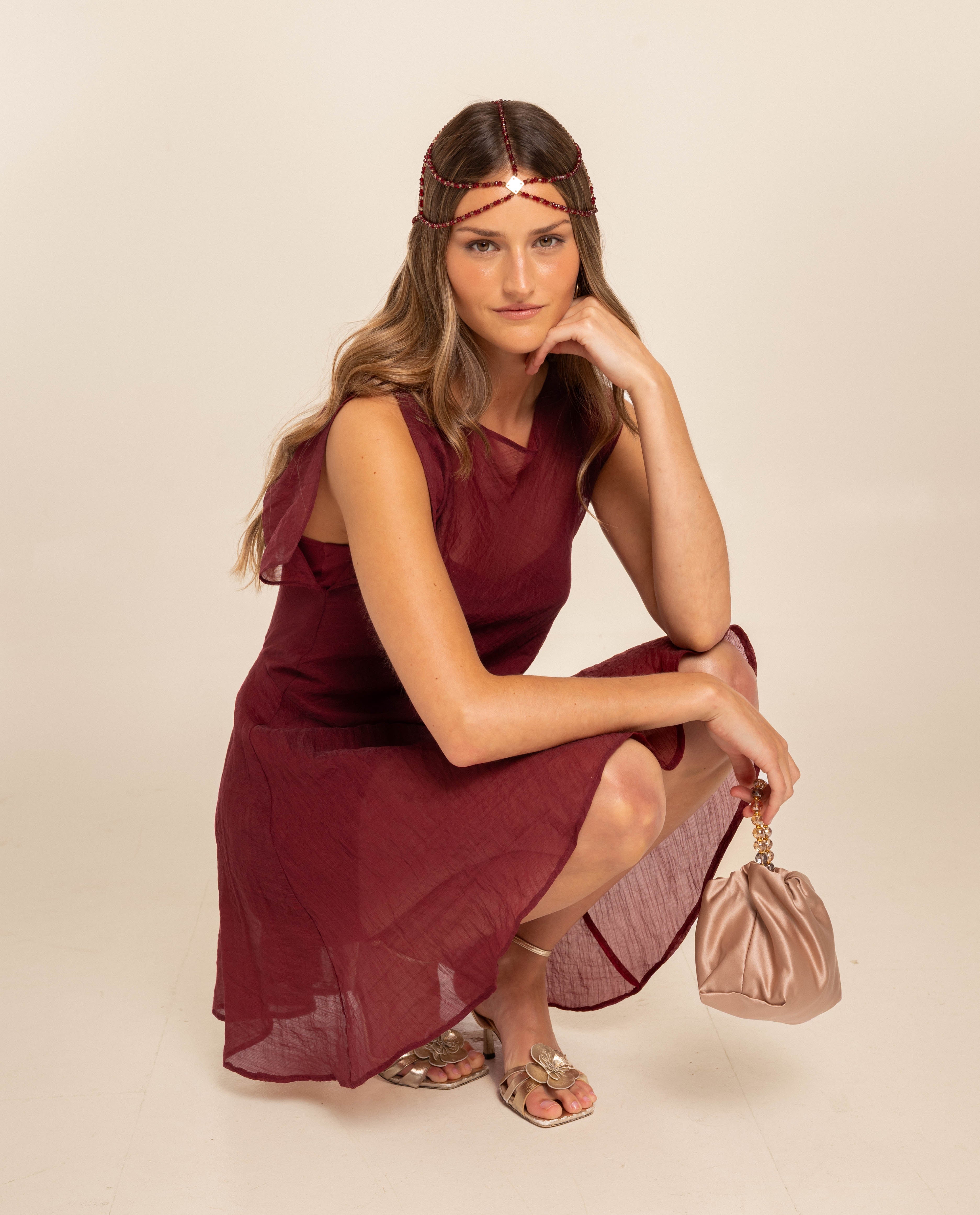 VESTIDO MARITZA · CEREZA