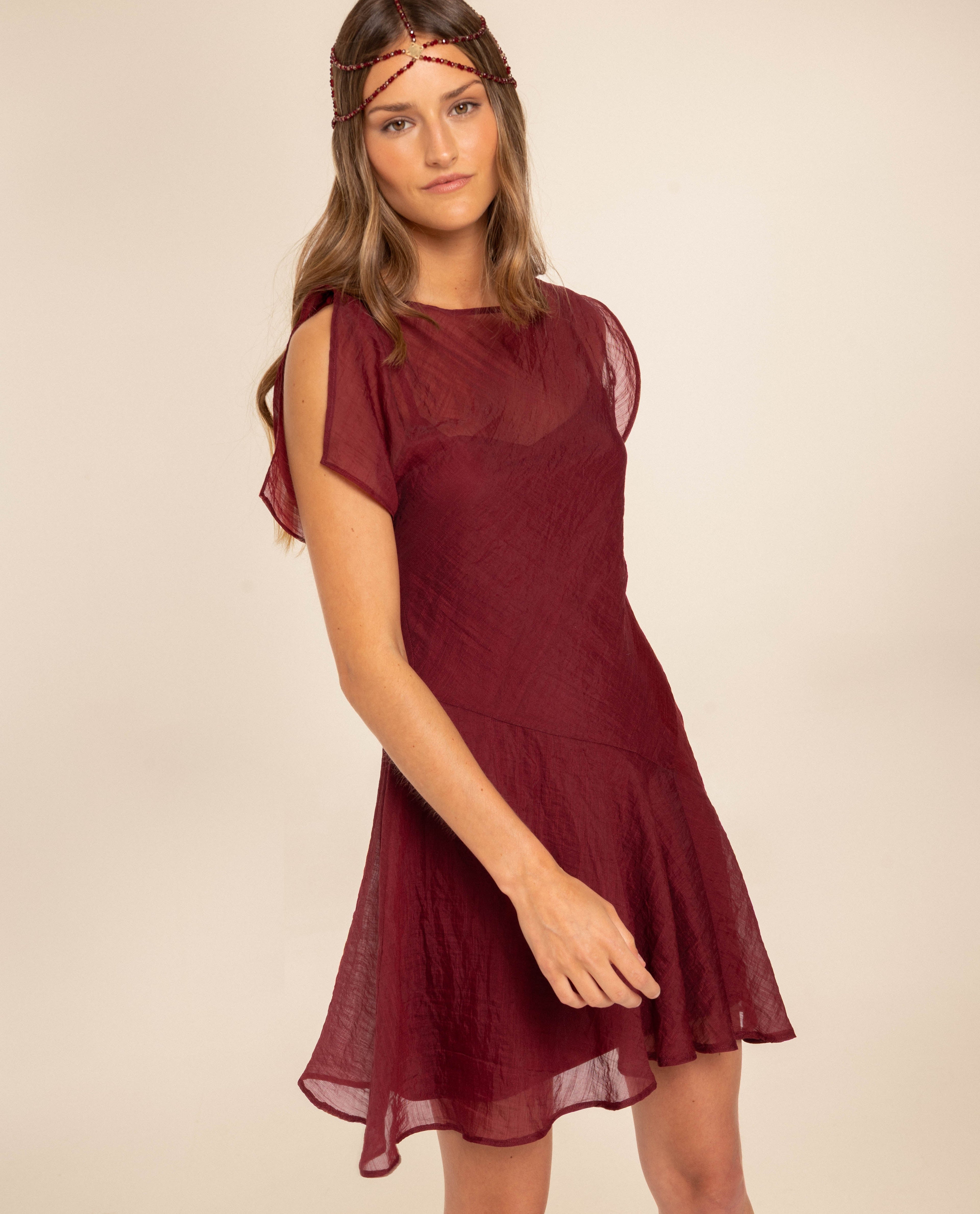 VESTIDO MARITZA · CEREZA