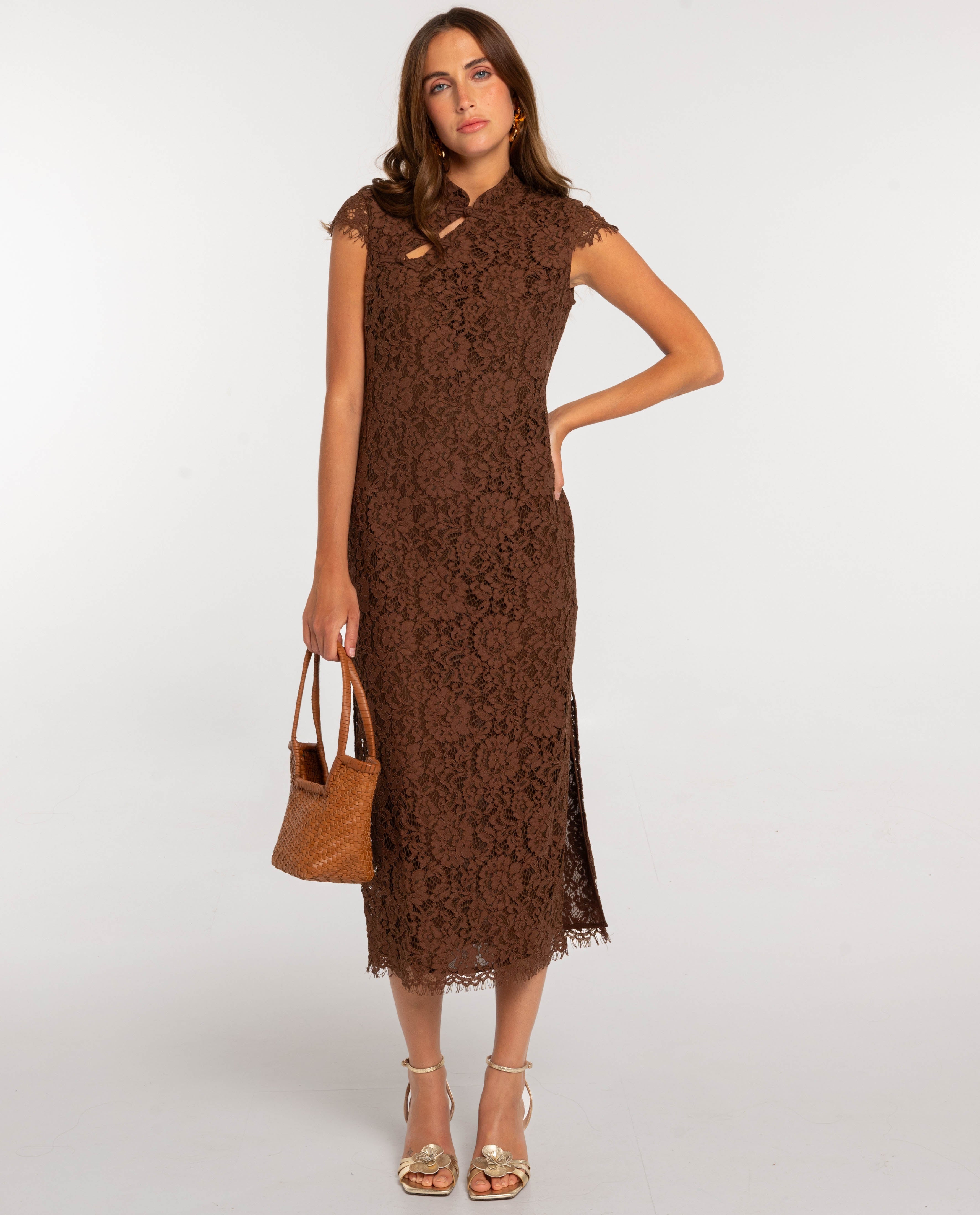 VESTIDO STARBOUND · MARRÓN