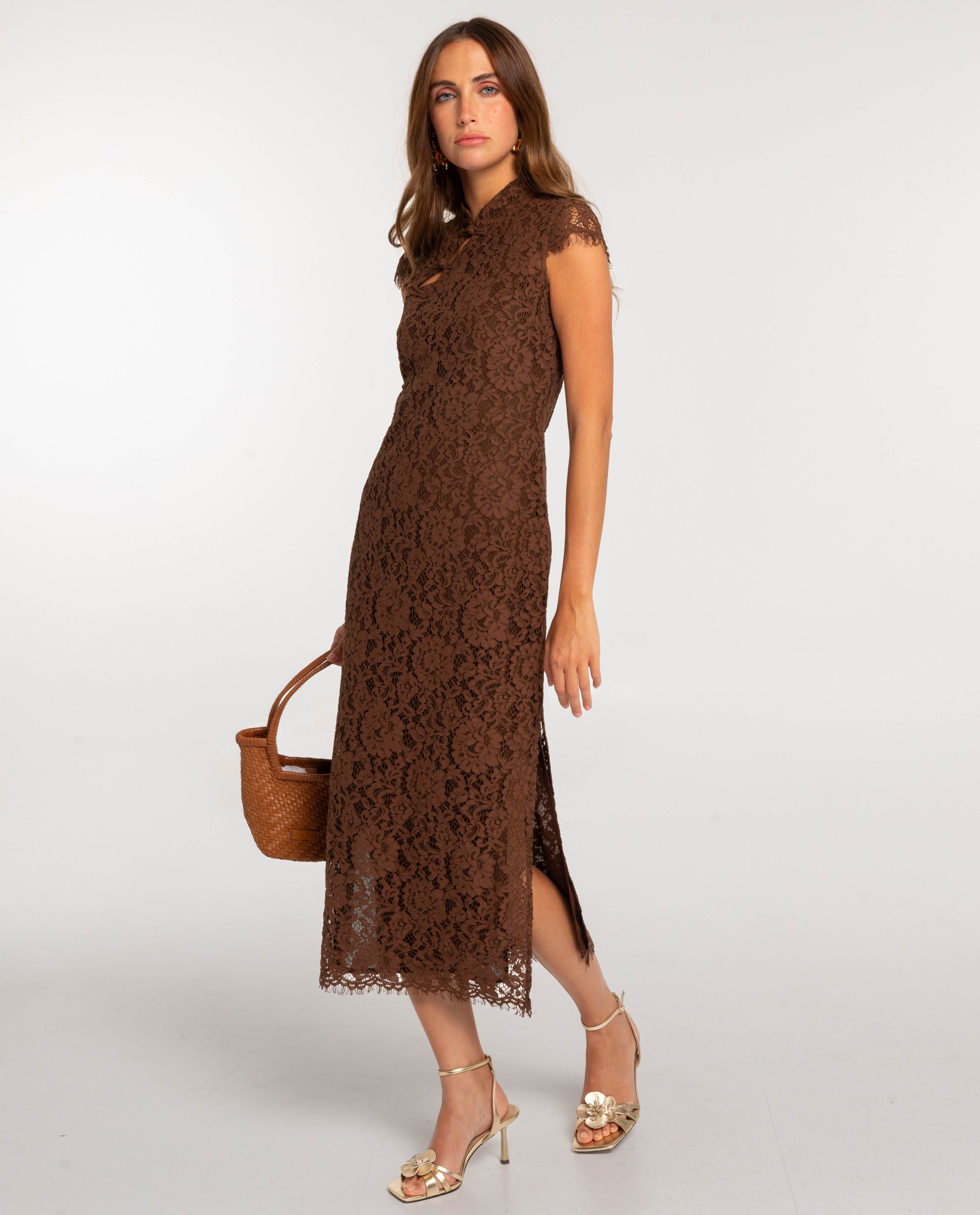 VESTIDO STARBOUND · MARRÓN